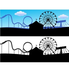 Carnival scene vector image
