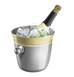Champagne vector image