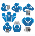 Office work business vector image