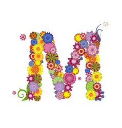 Letter of arabesques vector image