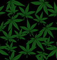 Marijuana pattern vector image