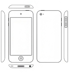 Smartphone vector image