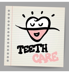 Tooth vector image
