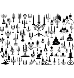 Candlesticks vector image