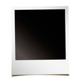 Polaroid frame vector image