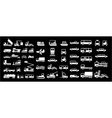 Transport icons vector image