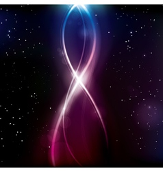 Glowing light vector image