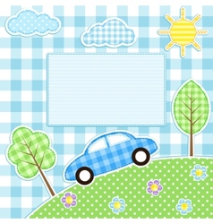 Car background vector image