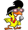 Chicken mike vector image