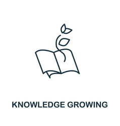 Knowledge base icon symbol creative sign from Vector Image