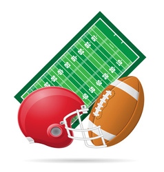 American football field American football field vector image
