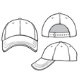 Baseball cap vector image