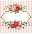 Roses vintage vector image