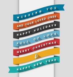 Holidays Greeting Card vector image