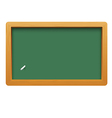Wooden blackboard isolated on white background vector image