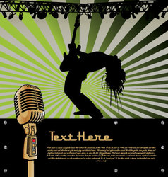 Music background vector image