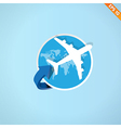 Airplane travel - - EPS10 vector image