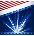 Stylized USA flag vector image