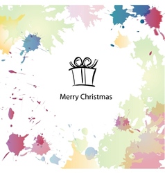 Christmas cartoon background vector image