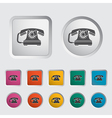 Vinage phone vector image