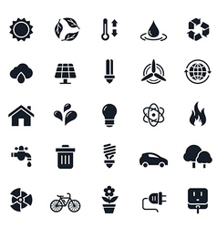 Ecology Icons vector image