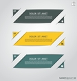 Retro inforaphic banners vector image