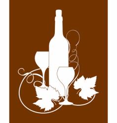 Wine vector image