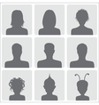Set of avatars vector image