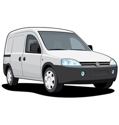 Delivery van vector image