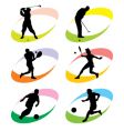 Sport icons vector image