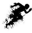 Abstract runner vector image
