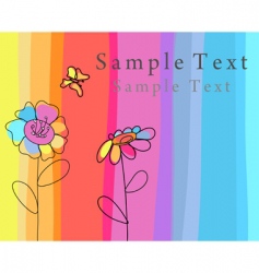 Greetings card vector image