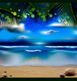 Evening landscape vector image