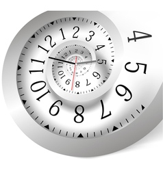 Infinity time background vector image