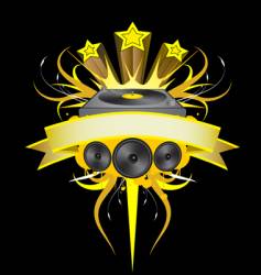 Djgold vector image