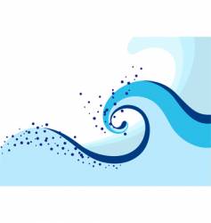 Sea waves vector image