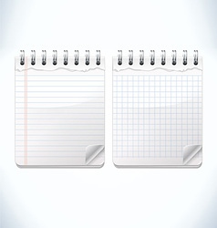 Notepads vector image
