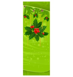 Christmas decoration vector image