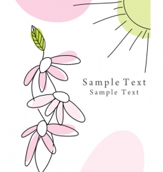 Greetings card vector image