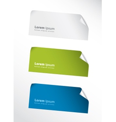 Stickers vector image