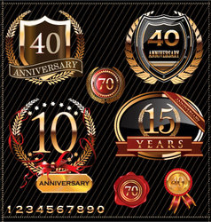 Anniversary design vector image