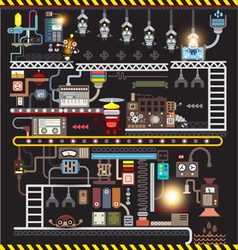 Robot engineering Robot Factory vector image