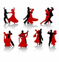 Dancing vector image