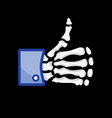 Skeleton like vector image