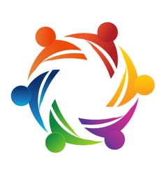 Teamwork 6 vector image