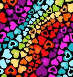 Cute hearts Cute hearts vector image