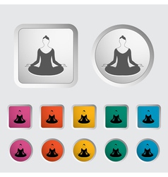 Yoga 2 vector image