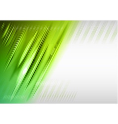 Abstract lines green vector image
