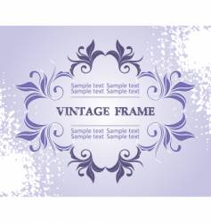 Vintage frame vector image