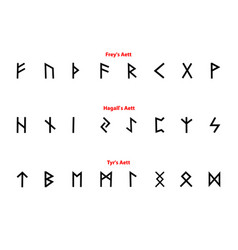 Algiz rune Royalty Free Vector Image - VectorStock